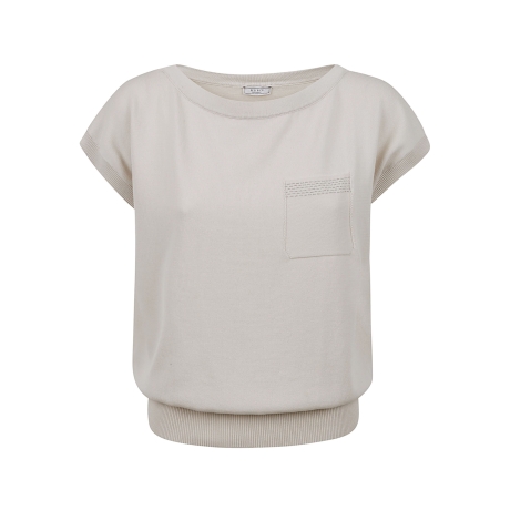 Peserico maglia donna in tricot beige
