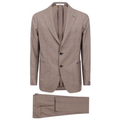 Tagliatore abito uomo sfoderata in lana beige