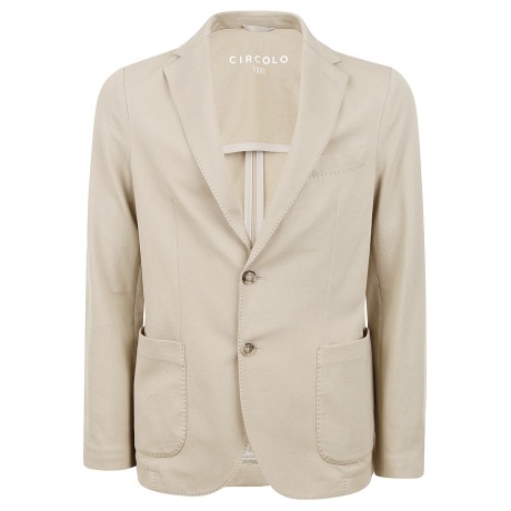 Circolo 1901 giacca uomo premium in piquet beige