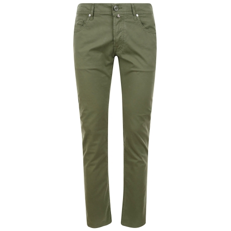 Jacob Cohen pantalone uomo slim fit in verde