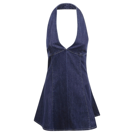 Saint Barth vestito corto donna in denim
