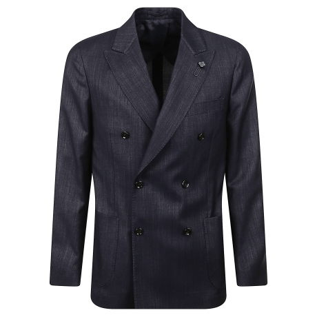 Lardini giacca doppiopetto uomo in denim