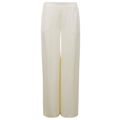 Momoni pantalone donna in cady di viscosa crema