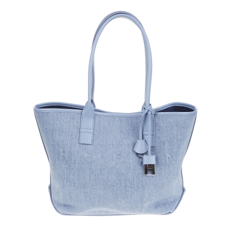 Hogan borsa donna shopping piccola in denim