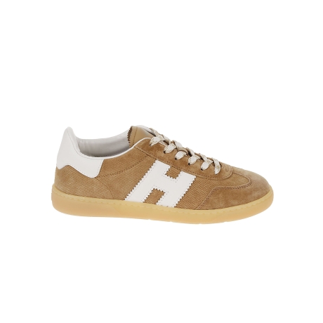 Hogan scarpe donna cool in camoscio tabacco