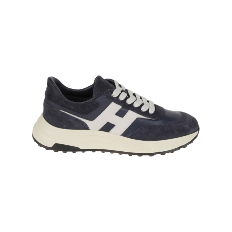 Hogan scarpe uomo hyperlight in pelle scamosciata blu
