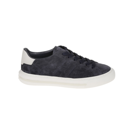 Hogan scarpe uomo rebel in pelle scamosciata blu