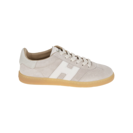 Hogan scarpe donna cool in pelle scamosciata beige