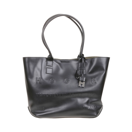 Hogan borsa shopping piccola donna in pelle nero